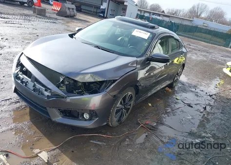 2018 Honda Civic Ex z USA, uszkodzony, nr VIN JHMFC1F85JX014701